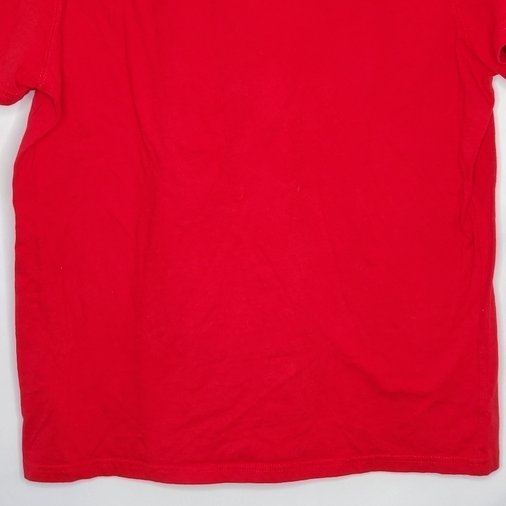 No Fear Skull Graphic Spell Out Tee Shirt XL Red Short Sleeve Cotton Top Y2K - Picture 6 of 11